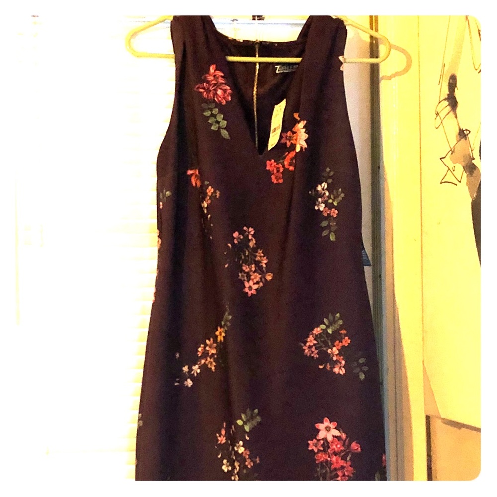 7th Avenue Purple Flowered Dress